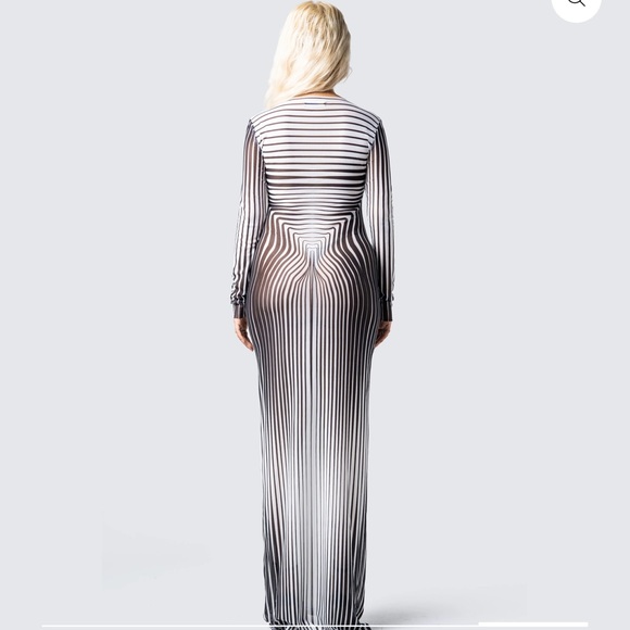 Illusion print dress - Picture 6 of 6